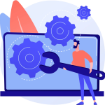 Technical support services for websites
